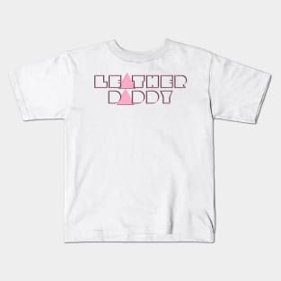 Leather Daddy  - Pink Triangle Kids T-Shirt